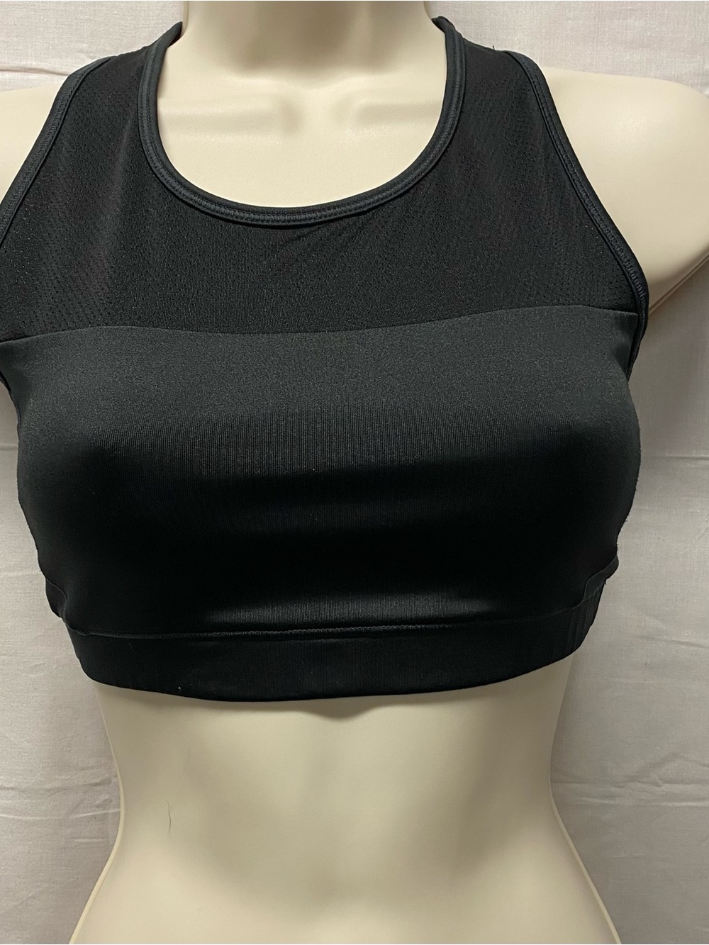 STARTER Black High-Neck Athletic Sports Bra